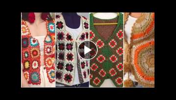 Most Beautiful Very Attractive Handmade Crochet Cardigan Vest ???? Designs 2021 || Rabia Designs ...