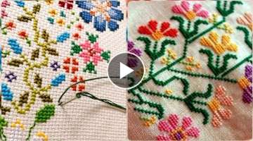 Unique Cross Stitches Hand Embroidery Design Countable Ideas