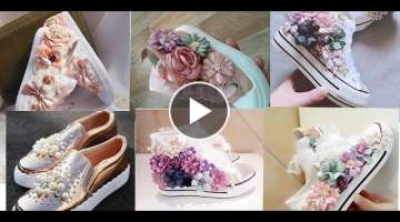 Most Beautiful Flat 3d Flower shoes for women & Girls.Latest 3d ladies winter shoes in 2021& 2022