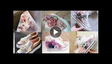 Most Beautiful Flat 3d Flower shoes for women & Girls.Latest 3d ladies winter shoes in 2021& 2022