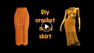 DIY Crochet maxi skirt