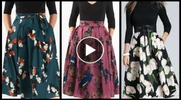 Most amazing casual wear blouse & skirts designs ideas for women 2021//Elegant Two piece outfit i...