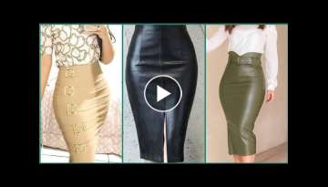 Leather pencil skirts plus size faux leather pencil skirts styles and ideas for business women