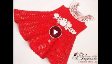 Crochet Patterns| for free |crochet baby dress| 90
