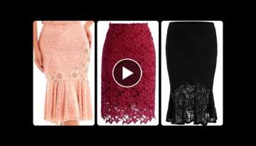 Modern & Stylish Office Wear Lace Pencil Skirts & Mermaid Skirts For Business women