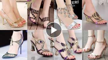 Summer High Heels Collection | Ladies Bridal Sandals Wedding Shoes | High Heels Try Haul Party We...