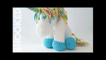 Cuddles the Crochet Unicorn Free Pattern and Tutorial