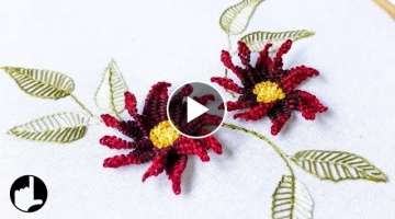3D Stitch Designs: Picot Stitch Flower HandiWorks #105