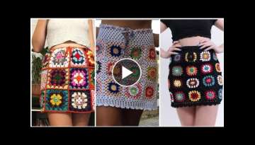 Most Beautiful New Designs Crochet Skirt Hand Made Awesome Collection