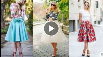 latest short skirts with top for girls || beautiful short skirts