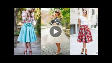 latest short skirts with top for girls || beautiful short skirts