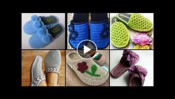 Most Creative & Trendy Handmade Crochet Sandal Shoes Designs Collection