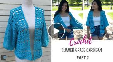 Crochet Summer Cardigan FREE Pattern: Summer Crochet Tops ( Part 1 )