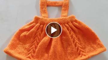 Beautiful knitted skirt for 1 to 2 years girl in Hindi by Sapna Crafts