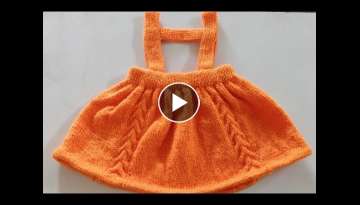 Beautiful knitted skirt for 1 to 2 years girl in Hindi by Sapna Crafts