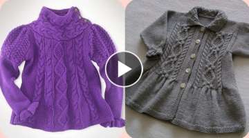 BEST And Beautiful Hand Crochet /Hand Made Woolen Baby Outfit And Sweater Design