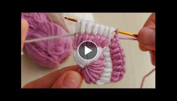 Super Easy Tunisian Knitting - Tunus işi örgü modeline bayılacaksınız