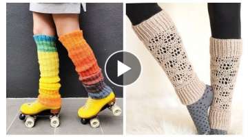 Very beautiful and fabulous women crochet legs warmer design and ideas 2022
