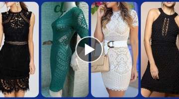 Very Attractive Daily Wear Bodycon Dresses Ideas || Crochet Pattern Design ||