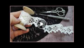 Lace Edging Crochet pattern design | Four Rows repeat