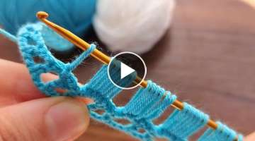 How to crochet knitting- Tığ işi kolay örgü bluz yelek şal yazlik örgü modeli