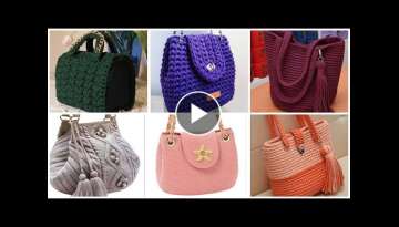 Beautiful and Demanding Crochet Knitting Laces Handbags Designe