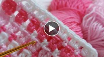 ÇOK KOLAY TIĞ İŞİ BEBEK BATTANİYESİ ÖRGÜ MODELLERİ ~ Crochet Baby blanket ~ ÖRGÜ BATT...