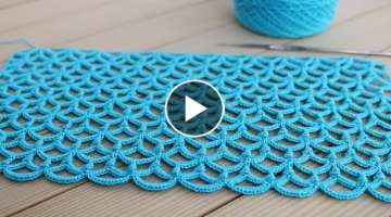 Красивый УЗОР вязание крючком МАСТЕР-КЛАСС Crochet Pattern