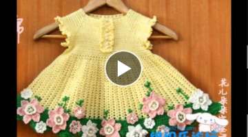 #Crochet Patterns| for #free |Crochet Baby Dress| 536
