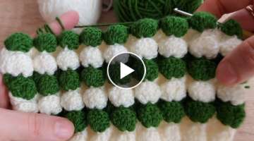 Çift yönlü kullanabileceğiniz tığ işi örgü battaniye modeli how to crochet knitting mode...