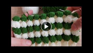 Çift yönlü kullanabileceğiniz tığ işi örgü battaniye modeli how to crochet knitting mode...