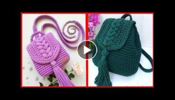 Attractive and Top Demanding Crochet Purse Bags handbags Designing ideas 2022 patterns