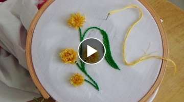 Hand Embroidery: Pom Pom Stitch
