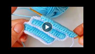 Super Easy Tunisian Knitting Crochet beybi band