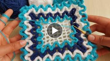 Super Easy Crochet Knitting -Tığ İşi Çoook Güzel Battaniye ,Yatak Örtüsü Örgü Modeli