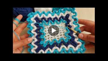 Super Easy Crochet Knitting -Tığ İşi Çoook Güzel Battaniye ,Yatak Örtüsü Örgü Modeli
