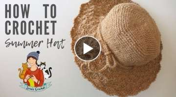 Crochet Summer Hat For Beginners