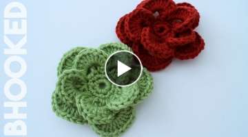 How to Crochet a Flower: Wagon Wheel Flower Free Crochet Pattern