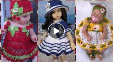 Beautiful Trendy Crochet Baby Dresses
