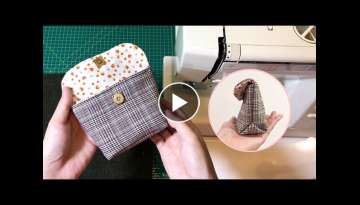 Easy and beautiful DIY sewing products for beginners | Sewing tips and tricks | DIY button pouch