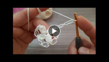 Very Easy Amazing Crochet Flower Design ????????crochet online tutorial for beginners * tığ iş...