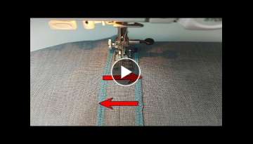 ✅????Great sewing trick to make a durable slit/for beginners