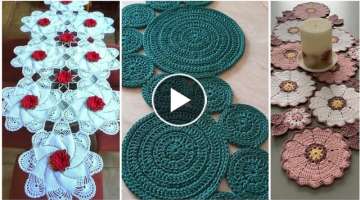 Most beautiful and trendy crochet table runner patterns