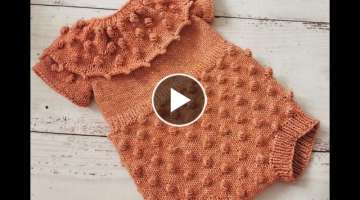 How To Knit 12-18months old romper Part I / The Oliver Set