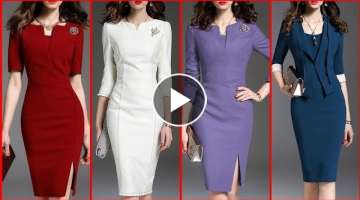 Gorgeous Fabulous And Elegant Slim Shift Bodycon Dresses For Working Girls/Womens //Fashion Diari...