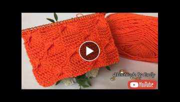 Butterfly knitting stitch tutorial
