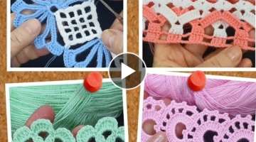 Very easy crochet knitting model & çok kolay Havlu kenarı modelleri