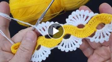 Çok kolay Tığ işi örgü model & Very easy crochet knitting pattern