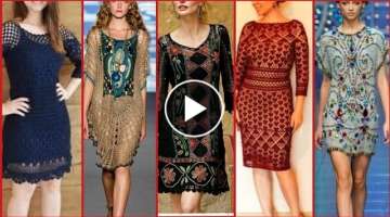 Very Impressive And Demanding Fancy Crochet Bodycon Dresses Designs for Business Women 2020
