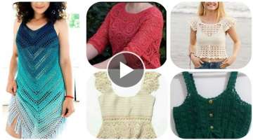 beautiful and very demanding crochet knitting embroidered blazer luxurious blouse design